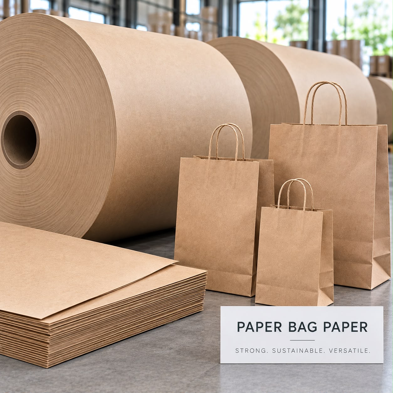 Paper bag paper rolls
